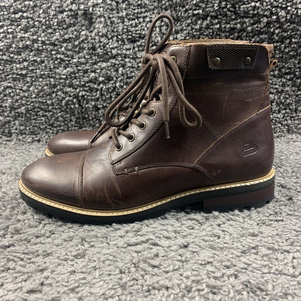 B-52 by Bullboxer mens size 11 lace up casual ankle boots brown